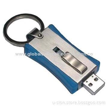 Promotional Metal USB Flash Drive, Supports Plug-and-play Function, 512MB -64GB Capacity